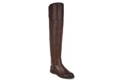 Franco Sarto Womens Haleen Wide Calf Over The Knee Boot - Brown