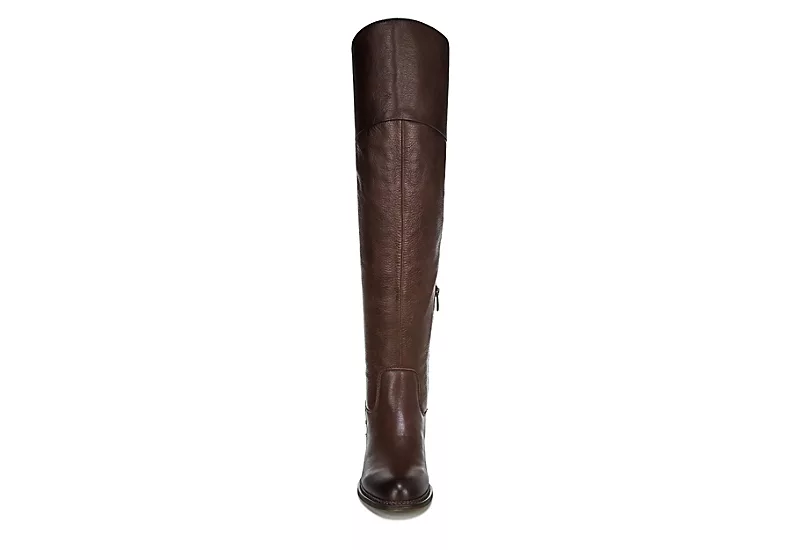 Franco Sarto Womens Haleen Wide Calf Over The Knee Boot - Brown 3 Franco Sarto Womens Haleen Wide Calf Over The Knee Boot - Brown - Image 3