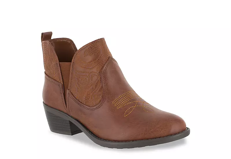 Easy Street Womens Legend Bootie - Tan 1 Easy Street Womens Legend Bootie - Tan