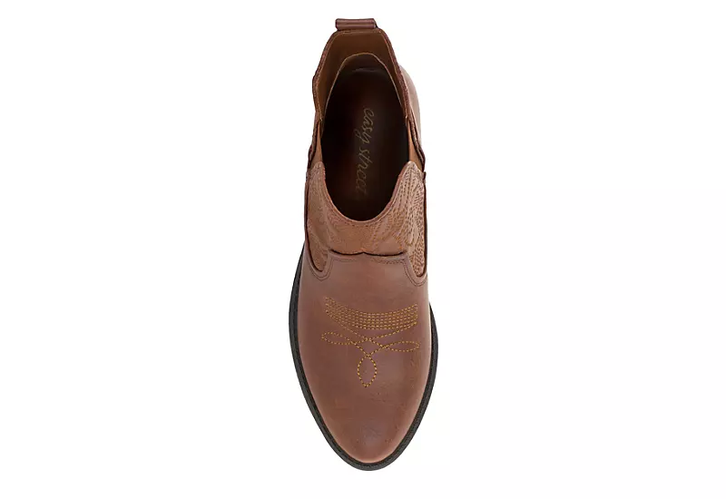 Easy Street Womens Legend Bootie - Tan 6 Easy Street Womens Legend Bootie - Tan - Image 6