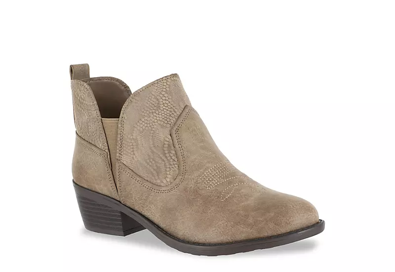 Easy Street Womens Legend Bootie - Taupe 1 Easy Street Womens Legend Bootie - Taupe