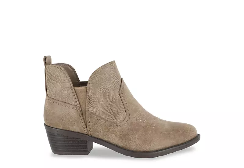 Easy Street Womens Legend Bootie - Taupe 2 Easy Street Womens Legend Bootie - Taupe - Image 2