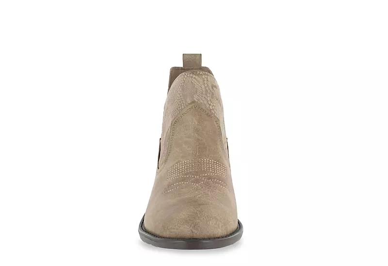Easy Street Womens Legend Bootie - Taupe 3 Easy Street Womens Legend Bootie - Taupe - Image 3