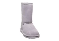 Bearpaw Womens Elle Short Fur Boot - Grey -bergfreunde shop US 01 300728 02