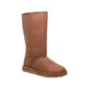 Bearpaw Womens Elle Tall Vegan Faux Fur Boot - Tan