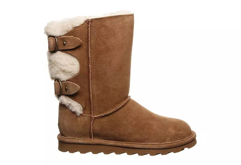 Bearpaw Womens Eloise Fur Boot - Tan 2 Bearpaw Womens Eloise Fur Boot - Tan - Image 2