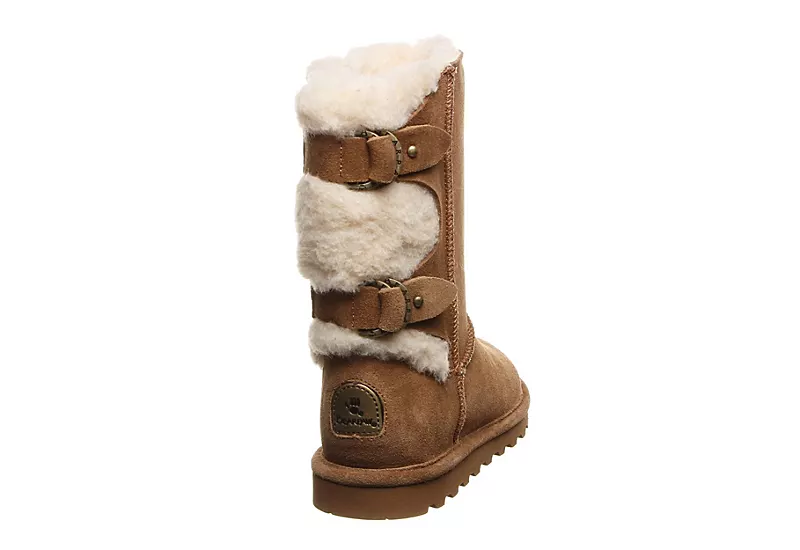 Bearpaw Womens Eloise Fur Boot - Tan 5 Bearpaw Womens Eloise Fur Boot - Tan - Image 5