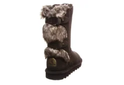 Bearpaw Womens Eloise Wide Calf Fur Boot - Chocolate -bergfreunde shop US 01 300746 04