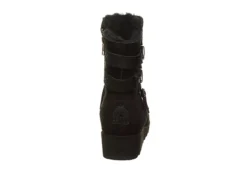 Bearpaw Womens Lucy Fur Wedge Boot - Black 11 Bearpaw Womens Lucy Fur Wedge Boot - Black -bergfreunde shop US 01 300778 04