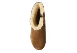 Bearpaw Womens Lucy Fur Wedge Boot - Tan 12 Bearpaw Womens Lucy Fur Wedge Boot - Tan -bergfreunde shop US 01 300779 05