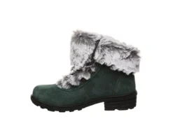 Bearpaw Womens Serenity Lace Up Fur Boot - Dark Green -bergfreunde shop US 01 300809 03