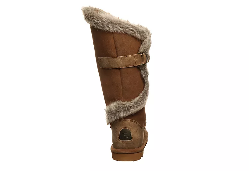 Bearpaw Womens Sheilah Fur Boot - Tan 5 Bearpaw Womens Sheilah Fur Boot - Tan - Image 5