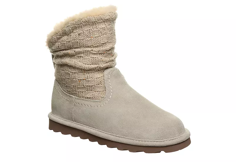 Bearpaw Womens Virginia Fur Boot - White 1 Bearpaw Womens Virginia Fur Boot - White