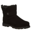 Bearpaw Womens Wellston Fur Boot - Black