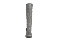 Journee Collection Womens Spokane Extra Wide Calf Tall Boot - Dark Grey -bergfreunde shop US 01 300946 02