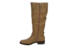 Xappeal Womens Nadeen Wide Calf Riding Boot - Taupe -bergfreunde shop US 01 301863 03