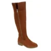 Eva & Zoe Womens Bria Wide Calf Tall Boot - Cognac
