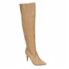 Xappeal Womens Miranda Wide Calf Over The Knee Boot - Latte