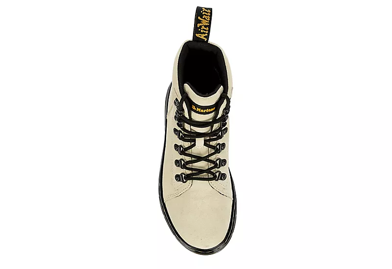 Dr. Martens Dr.martens Womens Combs Suede Combat Boot - Off White 6 Dr. Martens Dr.martens Womens Combs Suede Combat Boot - Off White - Image 6
