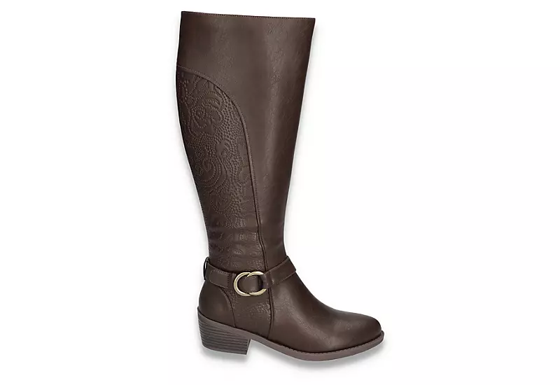 Easy Street Womens Luella Tall Boot - Taupe 2 Easy Street Womens Luella Tall Boot - Taupe - Image 2