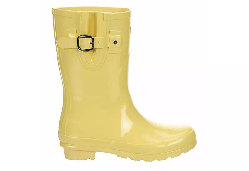 London Fog Womens Piccadilly Rain Boot - Yellow 2 London Fog Womens Piccadilly Rain Boot - Yellow - Image 2