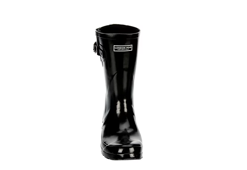 London Fog Womens Piccadilly Rain Boot - Black 3 London Fog Womens Piccadilly Rain Boot - Black - Image 3