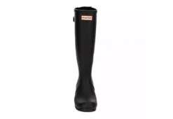 Hunter Boots Llc Womens Original Back Adj Gloss Rain Boot - Black -bergfreunde shop US 01 302431 02
