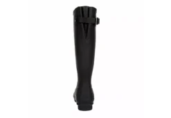 Hunter Boots Llc Womens Original Back Adj Gloss Rain Boot - Black -bergfreunde shop US 01 302431 04