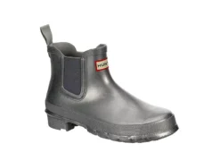 Hunter Boots Llc Womens Original Chelsea Cosmic Rain Boot - Silver