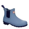 Hunter Boots Llc Womens Original Chelsea Rain Boot - Blue