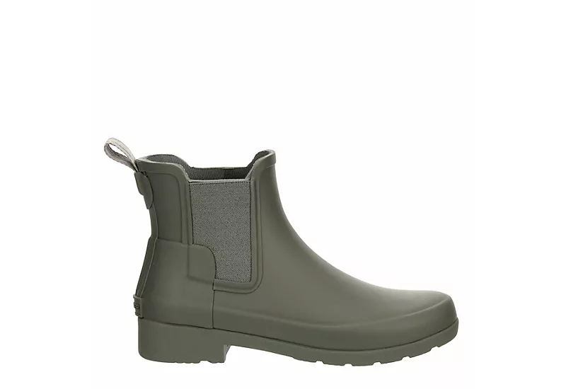 Hunter Boots Llc Womens Original Refined Chelsea Rain Boot - Grey 2 Hunter Boots Llc Womens Original Refined Chelsea Rain Boot - Grey - Image 2