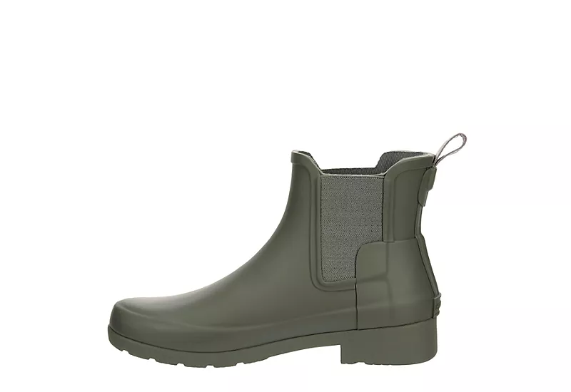 Hunter Boots Llc Womens Original Refined Chelsea Rain Boot - Grey 4 Hunter Boots Llc Womens Original Refined Chelsea Rain Boot - Grey - Image 4