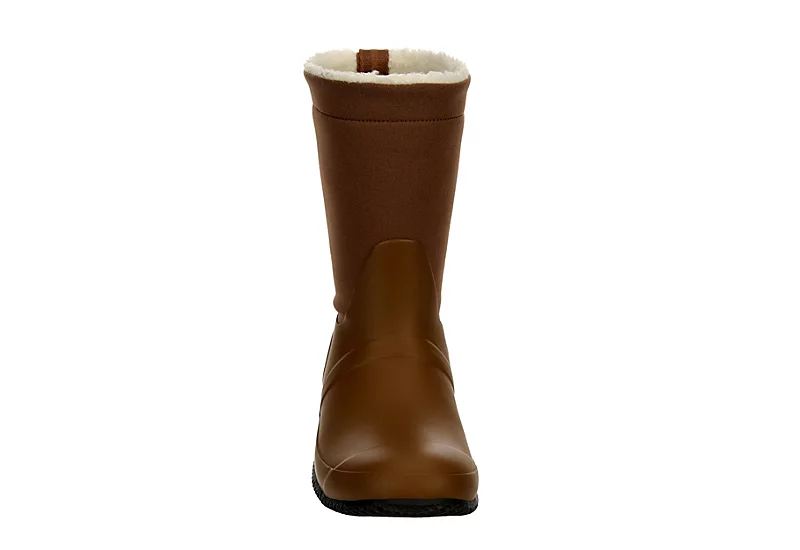 Hunter Boots Llc Womens Original Roll Top Sherpa Rain Boot - Tan 3 Hunter Boots Llc Womens Original Roll Top Sherpa Rain Boot - Tan - Image 3