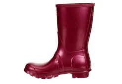 Hunter Boots Llc Womens Original Short Nebula Rain Boot - Burgundy -bergfreunde shop US 01 302449 03