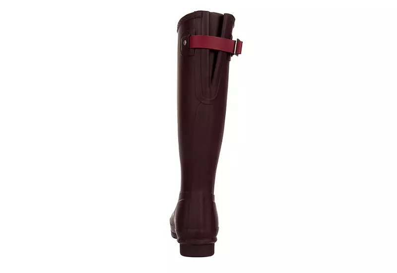 Hunter Boots Llc Womens Original Back Adj Rain Boot - Dark Red 5 Hunter Boots Llc Womens Original Back Adj Rain Boot - Dark Red - Image 5