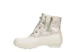 Sperry Womens Syren Gulf Metallic Animal Duck Boot - Ivory -bergfreunde shop US 01 302508 03