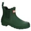 Hunter Boots Llc Womens Original Chelsea Rain Boot - Dark Green