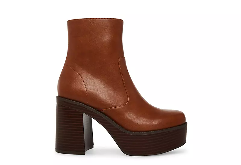 Madden Girl Womens Grace Dress Boot - Cognac 2 Madden Girl Womens Grace Dress Boot - Cognac - Image 2