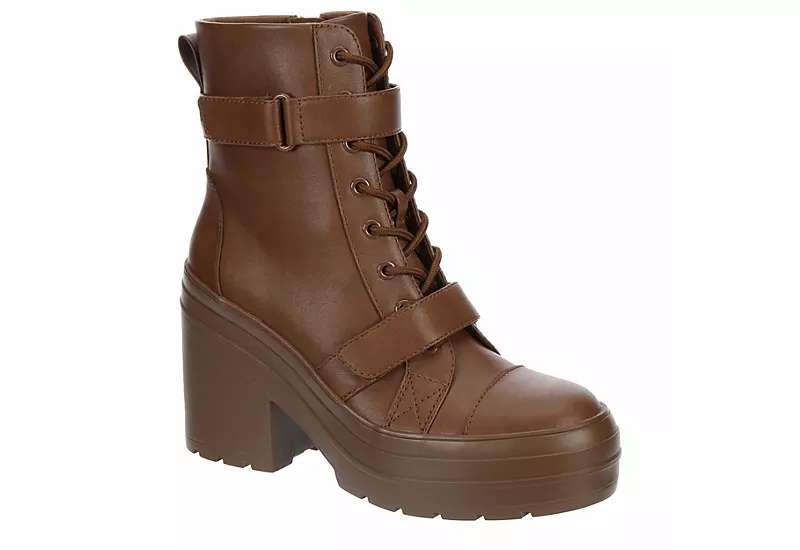 Limelight Womens Jazzie Lace Up Boot - Cognac 1 Limelight Womens Jazzie Lace Up Boot - Cognac