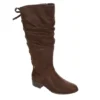Xappeal Womens Cheyenne Wide Calf Tall Boot - Brown
