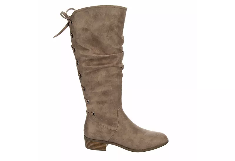 Xappeal Womens Cheyenne Tall Boot - Taupe 2 Xappeal Womens Cheyenne Tall Boot - Taupe - Image 2