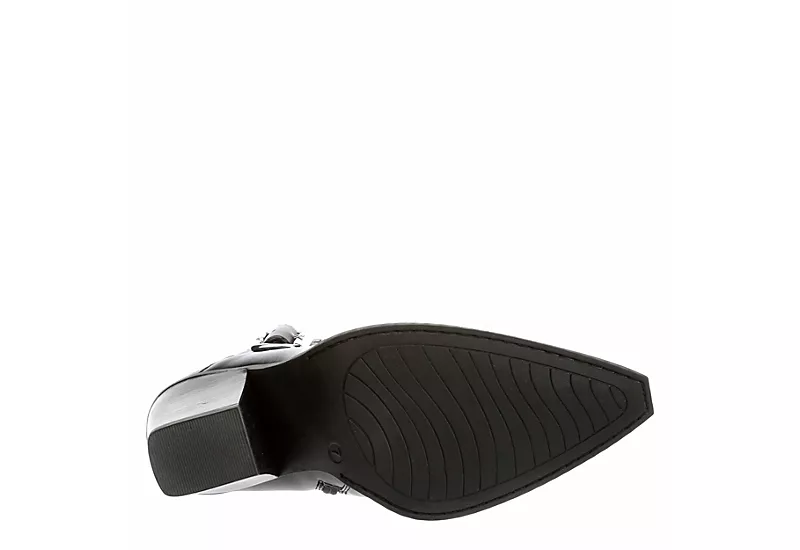 Michael By Michael Shannon Womens Dottie Western Boot - Black 7 Michael By Michael Shannon Womens Dottie Western Boot - Black - Image 7