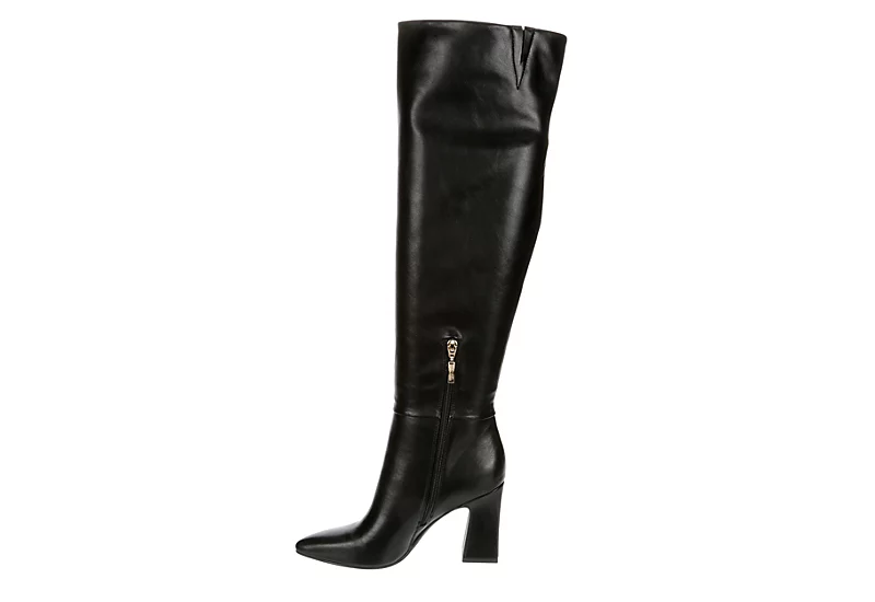 Michael By Michael Shannon Womens Camille Wide Calf Over The Knee Boot - Black 4 Michael By Michael Shannon Womens Camille Wide Calf Over The Knee Boot - Black - Image 4