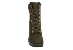 Limelight Womens Halle Lace-up Boot - Olive 9 Limelight Womens Halle Lace-up Boot - Olive -bergfreunde shop US 01 302780 02