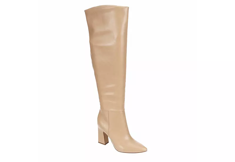 Michael By Michael Shannon Womens Camille Over The Knee Boot - Latte 1 Michael By Michael Shannon Womens Camille Over The Knee Boot - Latte