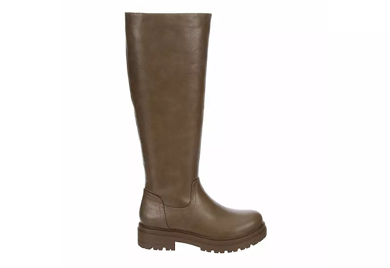 Limelight Womens Adalyn Wide Calf Tall Boot - Stone 2 Limelight Womens Adalyn Wide Calf Tall Boot - Stone - Image 2