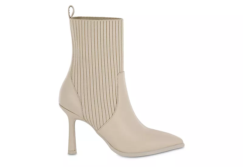 Mia Womens Bobbie Bootie - Off White 2 Mia Womens Bobbie Bootie - Off White - Image 2