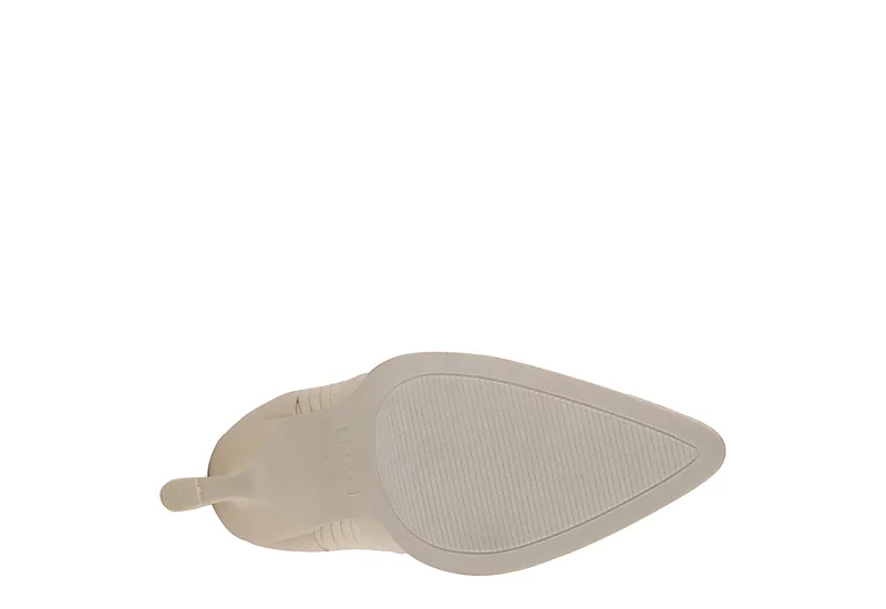 Mia Womens Bobbie Bootie - Off White 4 Mia Womens Bobbie Bootie - Off White - Image 4