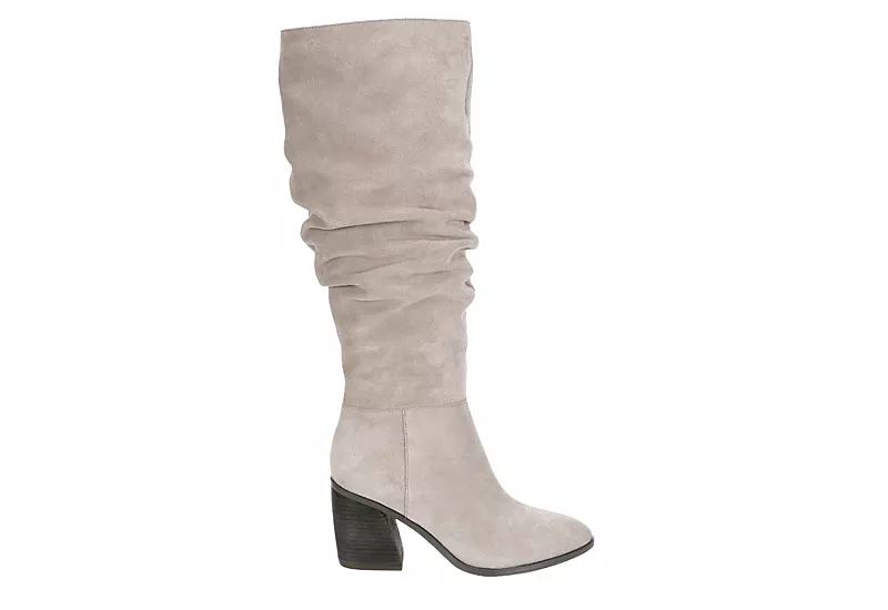 Michael By Michael Shannon Womens Millie Wide Calf Tall Boot - Grey 2 Michael By Michael Shannon Womens Millie Wide Calf Tall Boot - Grey - Image 2