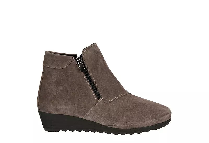 Bjorndal Womens Libby Short Boot - Taupe 2 Bjorndal Womens Libby Short Boot - Taupe - Image 2